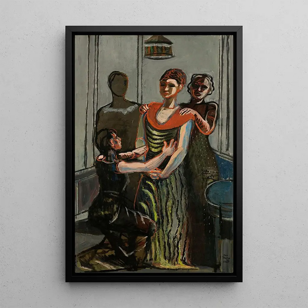 Voorspeller - Per Krohg — ingelijst kunstwerk aan de muur