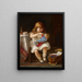 Een bezorgde moeder - Percival de Luce — ingelijst kunstwerk aan de muur