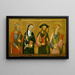 Sint Pieter, Sint Clara, Sint Jacobus de Meerdere en Sint Johannes de Evangelist - Pere Serra — ingelijst kunstwerk aan de muur