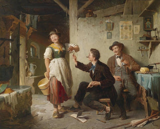 La cigare - Peter Baumgartner — weergave van het kunstwerk