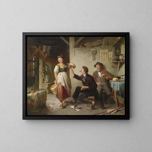La cigare - Peter Baumgartner — framed artwork on a wall