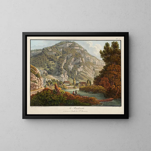 La Reuchenette - Peter Birmann — framed artwork on a wall