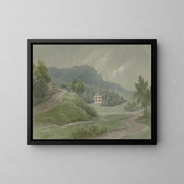 Part of the Odenwald - Peter Burnitz — framed artwork on a wall