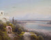 Italiaans landschap - Peter Conrad Schreiber — weergave van het kunstwerk