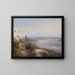 Italiaans landschap - Peter Conrad Schreiber — ingelijst kunstwerk aan de muur