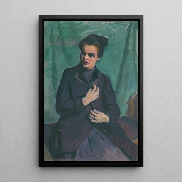 Studie voor een portret - Peter Dobrović — ingelijst kunstwerk aan de muur