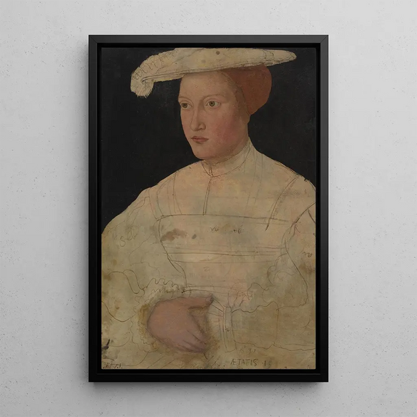 Maria Margrave de Brandenburg - Peter Gertner — ingelijst kunstwerk aan de muur