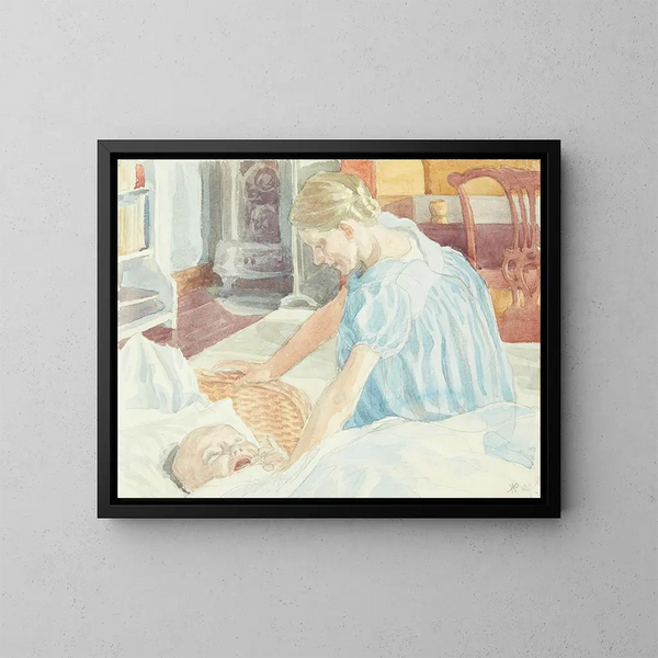 Sister guard - Peter Hansen — framed artwork on a wall