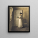Jonge vrouw met een dienblad - Peter Ilsted — ingelijst kunstwerk aan de muur