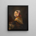 Theresia Elisabeth Kornhusl, echtgenote van de kunstenaar - Peter Johann Nepomuk Geiger — ingelijst kunstwerk aan de muur