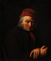 Portret van een oude zeeman - Peter Julius Larsen — weergave van het kunstwerk