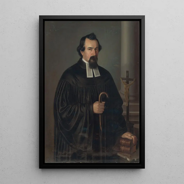 Michal Miloslav Hoda, national revivalist - Peter Michal Bohúň — framed artwork on a wall