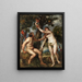 Adam en Eva - Peter Paul Rubens — ingelijst kunstwerk aan de muur