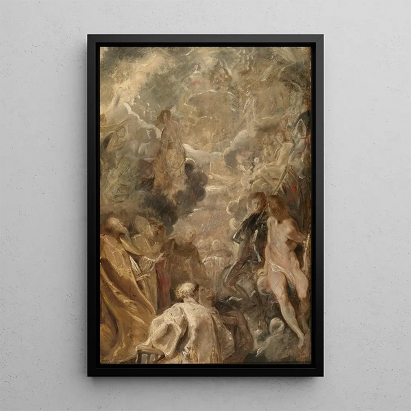 Alle Heiligen - Peter Paul Rubens — ingelijst kunstwerk aan de muur
