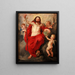 De triomferende Christus over de dood en de zonde - Peter Paul Rubens — ingelijst kunstwerk aan de muur