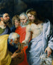 De last van Christus op Petrus - Peter Paul Rubens — weergave van het kunstwerk