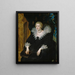 Portret van Anne van Oostenrijk - Peter Paul Rubens — ingelijst kunstwerk aan de muur