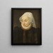 Portret van Adriana Gras - Peter Paul Rubens — ingelijst kunstwerk aan de muur