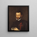 Portret van Benedictus Arias Montanus - Peter Paul Rubens — ingelijst kunstwerk aan de muur