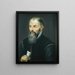 Portret van Jacobus Moretus - Peter Paul Rubens — ingelijst kunstwerk aan de muur