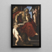 Saint Jerome in His Hermitage - Peter Paul Rubens — framed artwork on a wall