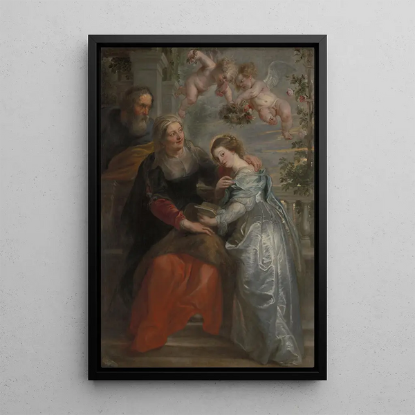 L'Éducation de Marie - Peter Paul Rubens — ingelijst kunstwerk aan de muur