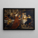 Het feestmaal van Herodes, Salomé die het hoofd van Johannes de Doper op een dienblad brengt - Peter Paul Rubens — ingelijst kunstwerk aan de muur