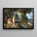Het Tuin van Eden met de Val van de Mens - Peter Paul Rubens — ingelijst kunstwerk aan de muur