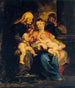 De Heilige Familie met heilige Elisabeth en Sint Johannes - Peter Paul Rubens — weergave van het kunstwerk