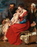 De Heilige Familie met de heiligen Elisabeth en Johannes de Doper - Peter Paul Rubens — weergave van het kunstwerk