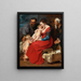 De Heilige Familie met de heiligen Elisabeth en Johannes de Doper - Peter Paul Rubens — ingelijst kunstwerk aan de muur