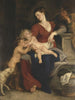 De Heilige Familie met mandje - Peter Paul Rubens — weergave van het kunstwerk