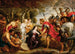 De ontmoeting van David en Abigail - Peter Paul Rubens — weergave van het kunstwerk