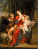 Het Madonna met Kind met Sint Elisabeth en Sint Johannes de Doper - Peter Paul Rubens — weergave van het kunstwerk