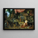 Het aanraken - Peter Paul Rubens — ingelijst kunstwerk aan de muur
