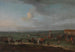 Het racecircuit in Newmarket, Cambridgeshire, voorbereidingen voor de King's Plate - Peter Tillemans — weergave van het kunstwerk