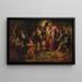 De verraad van Christus - Peter Wtewael — ingelijst kunstwerk aan de muur