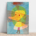 Reproductie van het schilderij Klein tuinlandschap schilderij - Paul Klee