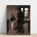 Reproduction of the painting of Little Porters, Sealand - Laurits Andersen Ring