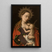 Madonna - Petrus Christus — framed artwork on a wall