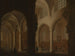 van het interieur van de oude Sint-Joriskerk in Antwerpen - Petrus Johannes van Regemorter — weergave van het kunstwerk