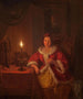 In de boudoir - Petrus Kiers — weergave van het kunstwerk