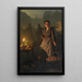 Marché à la chandelle - Petrus van Schendel — ingelijst kunstwerk aan de muur