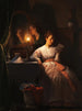 De liefdesbrief - Petrus van Schendel — weergave van het kunstwerk