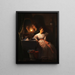 De liefdesbrief - Petrus van Schendel — ingelijst kunstwerk aan de muur