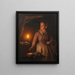 La cabine de nuit - Petrus van Schendel — ingelijst kunstwerk aan de muur