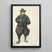 Een man in een pak van Marken - Petrus van der Velden — ingelijst kunstwerk aan de muur