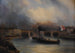 La Seine, huizen - Pharamond Blanchard — weergave van het kunstwerk