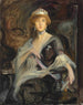 Auguste Victoria, koningin van Portugal in ballingschap, een studie - Philip Alexius de László — weergave van het kunstwerk