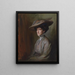 van mevrouw Herbert Asquith, later gravin van Oxford en d'Asquith - Philip Alexius de László — ingelijst kunstwerk aan de muur